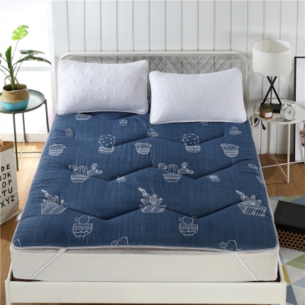 91家纺网 家纺一手货源 找家纺 （总）爱喔家纺 2018新款加厚磨毛床垫