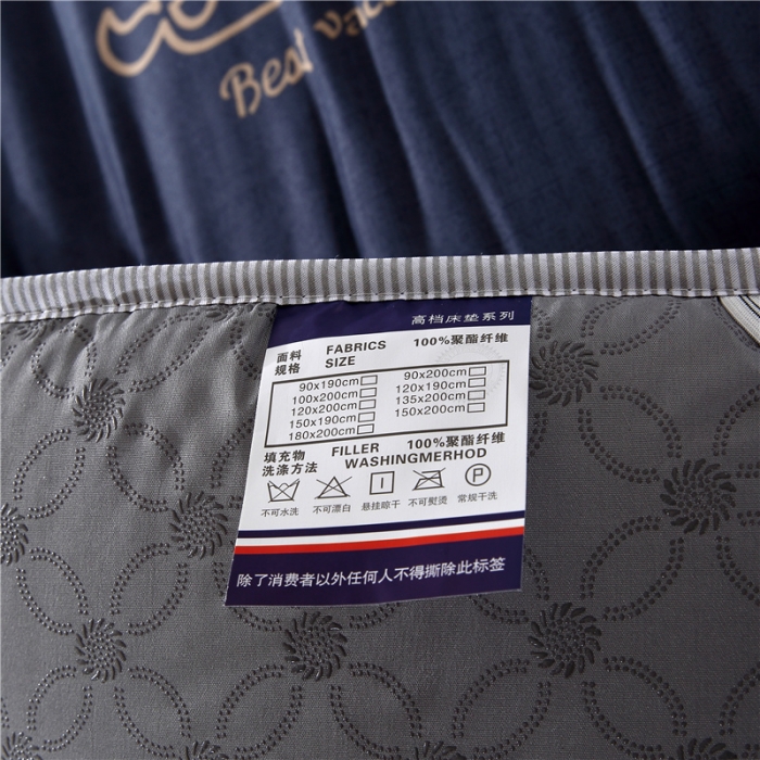 91家纺网 家纺一手货源 找家纺 爱喔家纺 2018新款加厚磨毛床垫 鲸鱼