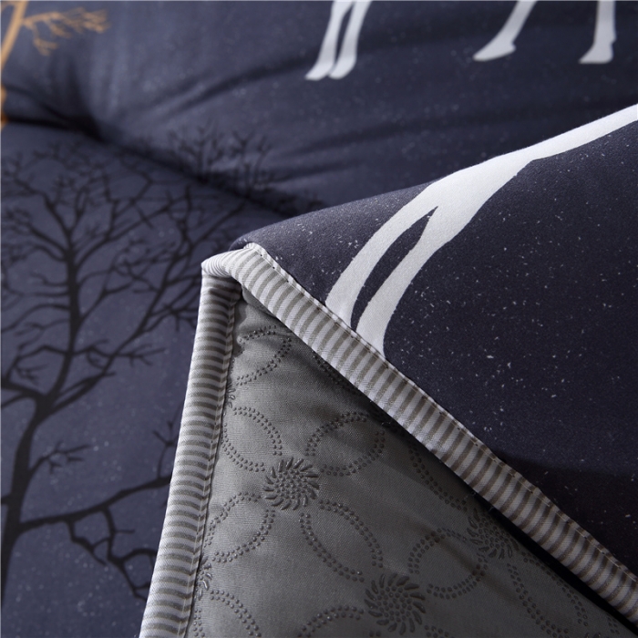 91家纺网 家纺一手货源 找家纺 爱喔家纺 2018新款加厚磨毛床垫 麋鹿