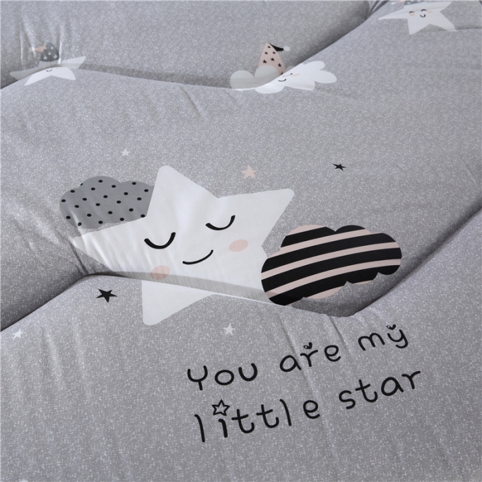 91家纺网 家纺一手货源 找家纺 爱喔家纺 2018新款加厚磨毛床垫 幸福空间