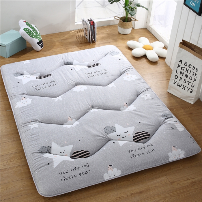 91家纺网 家纺一手货源 找家纺 爱喔家纺 2018新款加厚磨毛床垫 幸福空间