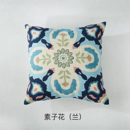 91家纺网 家纺一手货源 找家纺 （总）918家纺 全棉毛巾拉链绣抱枕正方形款