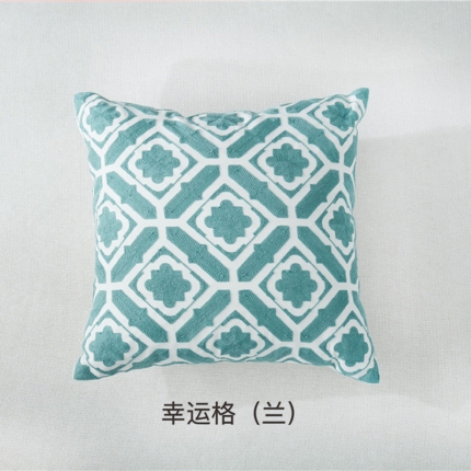 91家纺网 家纺一手货源 找家纺 （总）918家纺 全棉毛巾拉链绣抱枕正方形款