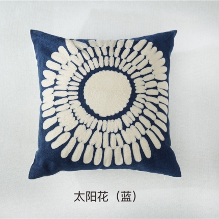 91家纺网 家纺一手货源 找家纺 （总）918家纺 全棉毛巾拉链绣抱枕正方形款