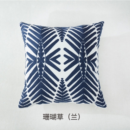 91家纺网 家纺一手货源 找家纺 （总）918家纺 全棉毛巾拉链绣抱枕正方形款