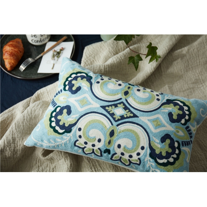 91家纺网 家纺一手货源 找家纺 （总）918家纺 全棉毛巾拉链绣抱枕长方形款