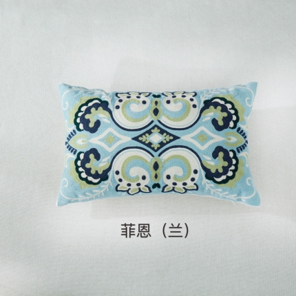 91家纺网 家纺一手货源 找家纺 （总）918家纺 全棉毛巾拉链绣抱枕长方形款