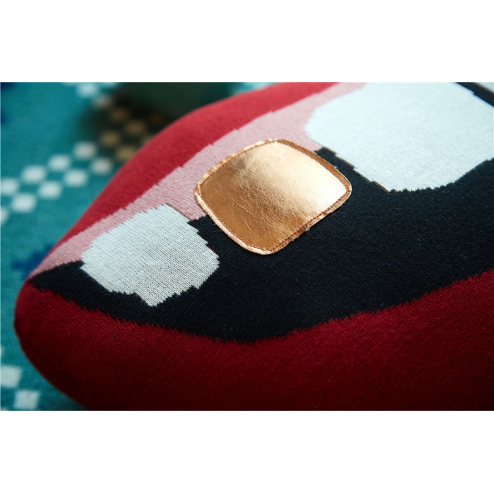 91家纺网 家纺一手货源 找家纺 918家纺 Moon 1969针织抱枕 大金牙