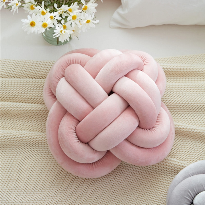 91家纺网 家纺一手货源 找家纺 （总）918家纺 水晶绒手工打结抱枕