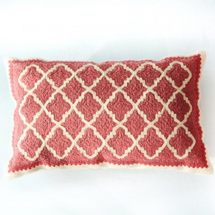 91家纺网 家纺一手货源 找家纺 （总）918家纺 全棉毛巾拉链绣抱枕长方形款