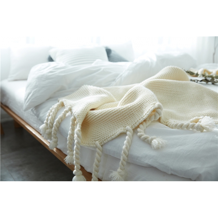 91家纺网 家纺一手货源 找家纺 （总）918家纺 麻花流苏贴心毯