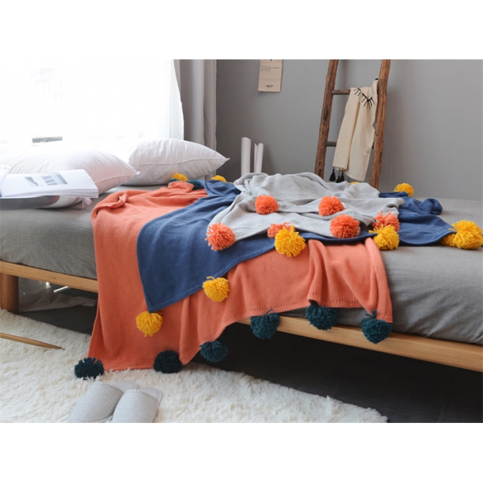 91家纺网 家纺一手货源 找家纺 （总）918家纺 撞色球球毯