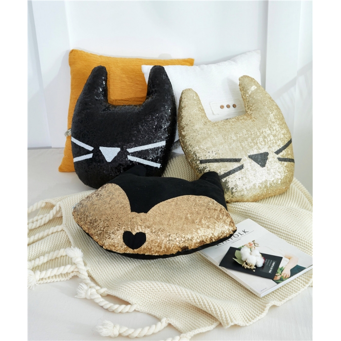 91家纺网 家纺一手货源 找家纺 （总）918家纺 bling bling亮片抱枕 不可拆卸