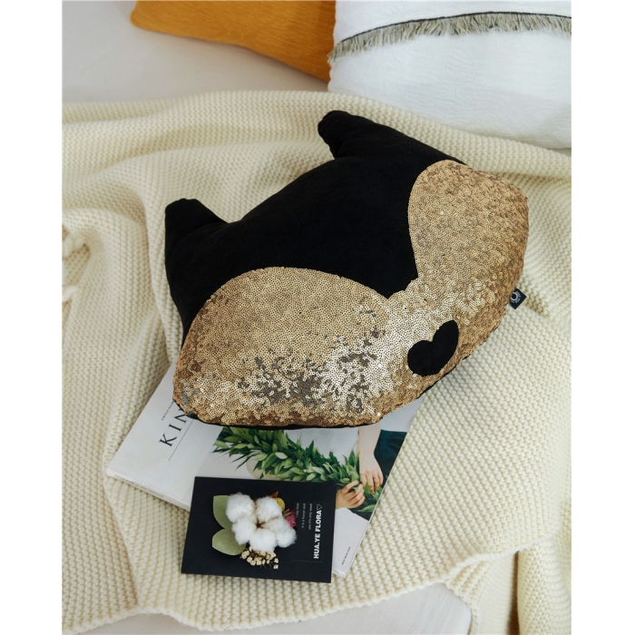 91家纺网 家纺一手货源 找家纺 （总）918家纺 bling bling亮片抱枕 不可拆卸