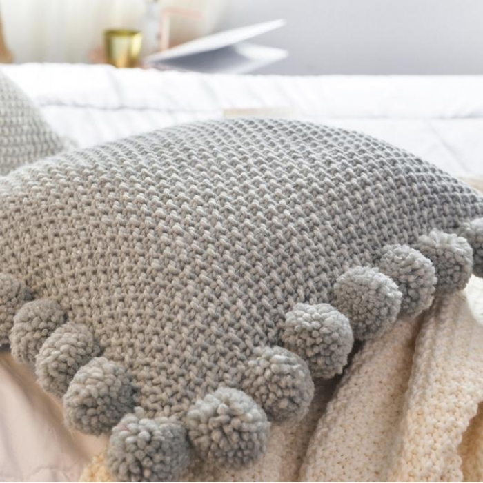 91家纺网 家纺一手货源 找家纺 （总）918家纺 摩西纯色球球抱枕