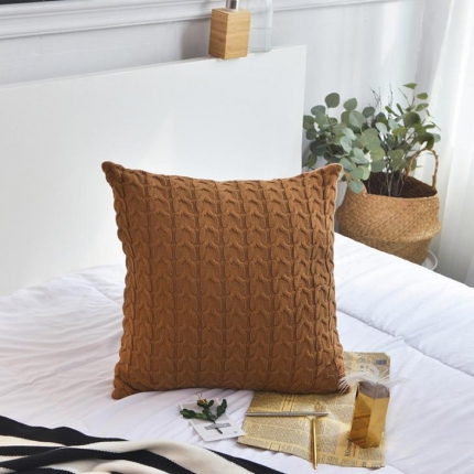 （总）918家纺 双麻花针织抱枕