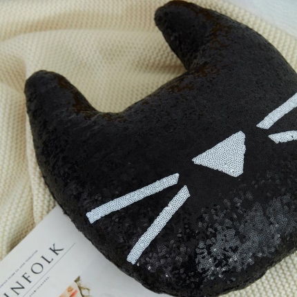 91家纺网 家纺一手货源 找家纺 （总）918家纺 bling bling亮片抱枕 不可拆卸