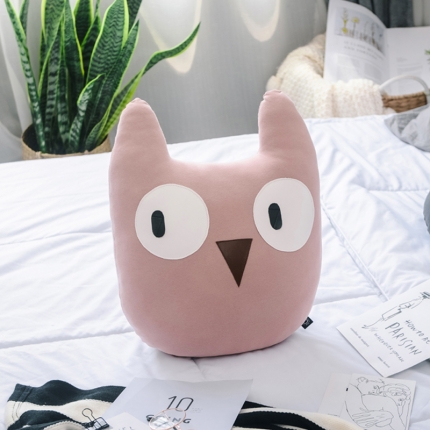 91家纺网 家纺一手货源 找家纺 （总）918家纺 ins爆款猫头鹰抱枕