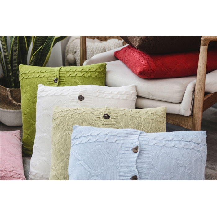 91家纺网 家纺一手货源 找家纺 （总）918家纺 纽扣菱形麻花抱枕