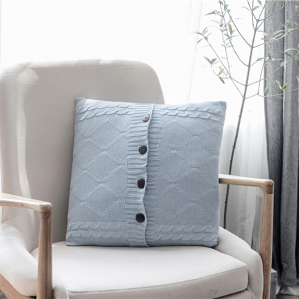 91家纺网 家纺一手货源 找家纺 （总）918家纺 纽扣菱形麻花抱枕