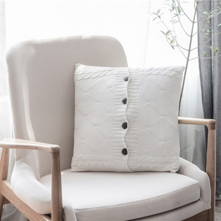 91家纺网 家纺一手货源 找家纺 （总）918家纺 纽扣菱形麻花抱枕