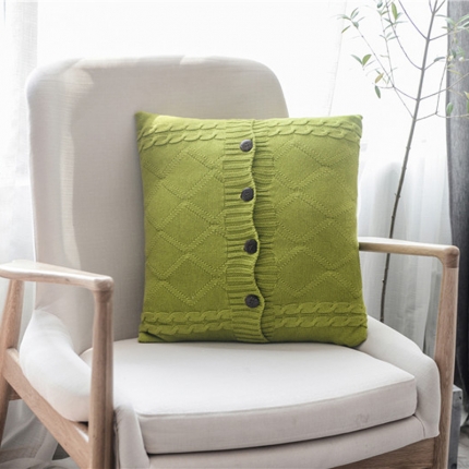 91家纺网 家纺一手货源 找家纺 （总）918家纺 纽扣菱形麻花抱枕