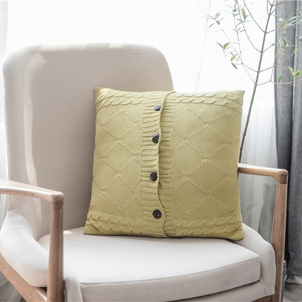 91家纺网 家纺一手货源 找家纺 （总）918家纺 纽扣菱形麻花抱枕