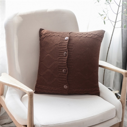 91家纺网 家纺一手货源 找家纺 （总）918家纺 纽扣菱形麻花抱枕