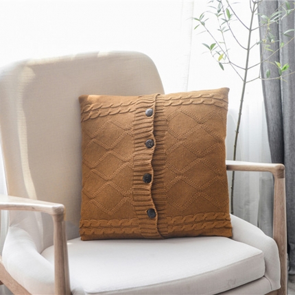 91家纺网 家纺一手货源 找家纺 （总）918家纺 纽扣菱形麻花抱枕