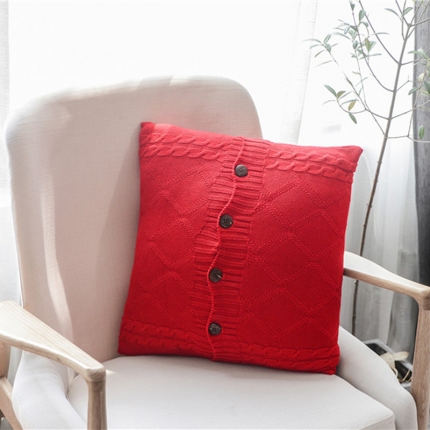 91家纺网 家纺一手货源 找家纺 （总）918家纺 纽扣菱形麻花抱枕