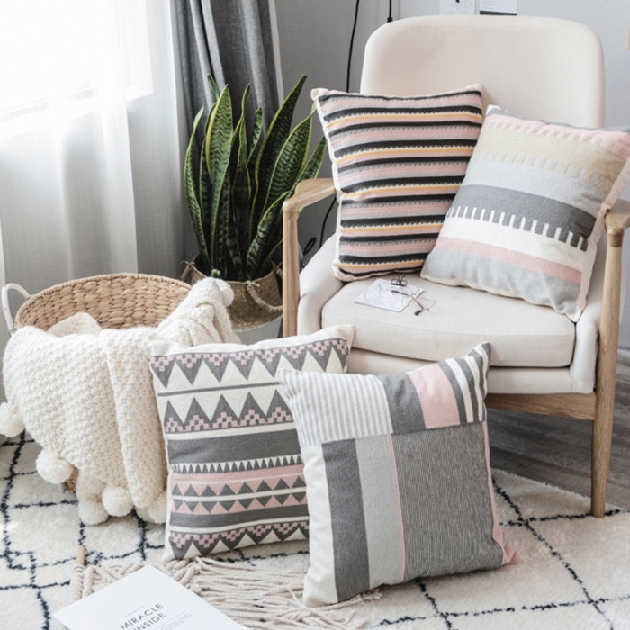 91家纺网 家纺一手货源 找家纺 （总）918家纺 全棉毛巾拉链绣抱枕五月刺绣新品抱枕