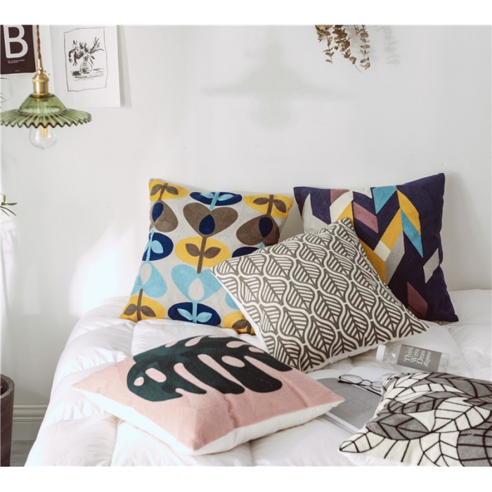 91家纺网 家纺一手货源 找家纺 （总）918家纺 2021新款全棉刺绣抱枕