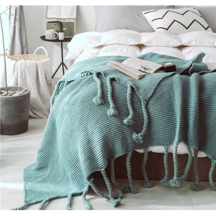 91家纺网 家纺一手货源 找家纺 918家纺 2021新款贴心麻花毯