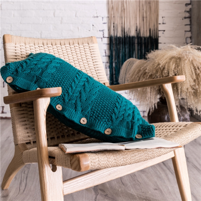 91家纺网 家纺一手货源 找家纺 （总）918家纺 2021新款粗针麻花长腰枕