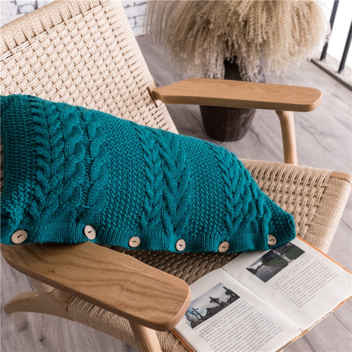 91家纺网 家纺一手货源 找家纺 （总）918家纺 2021新款粗针麻花长腰枕