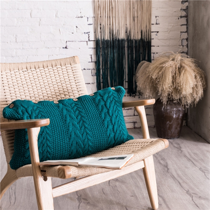 91家纺网 家纺一手货源 找家纺 （总）918家纺 2021新款粗针麻花长腰枕