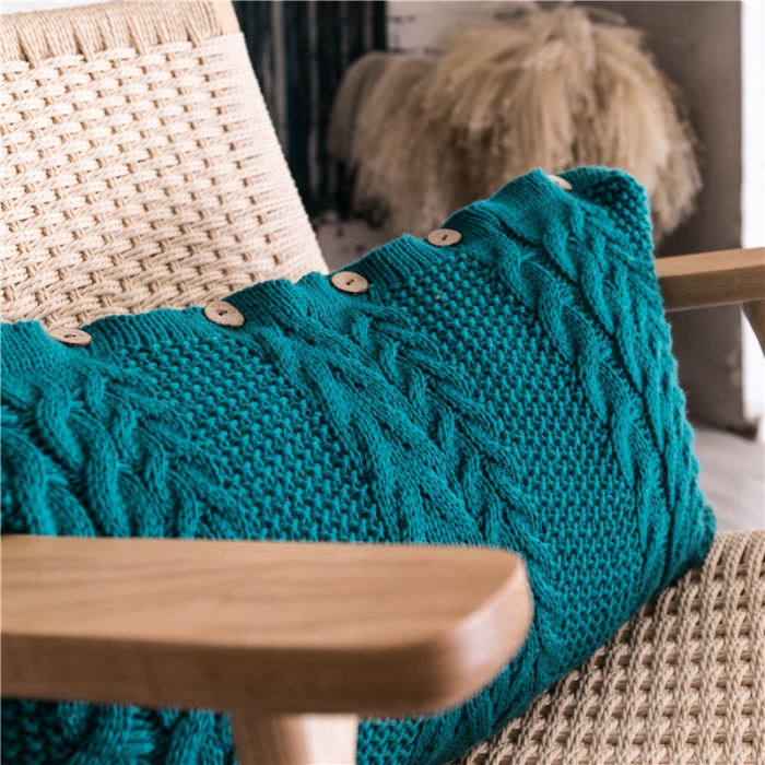 91家纺网 家纺一手货源 找家纺 （总）918家纺 2021新款粗针麻花长腰枕