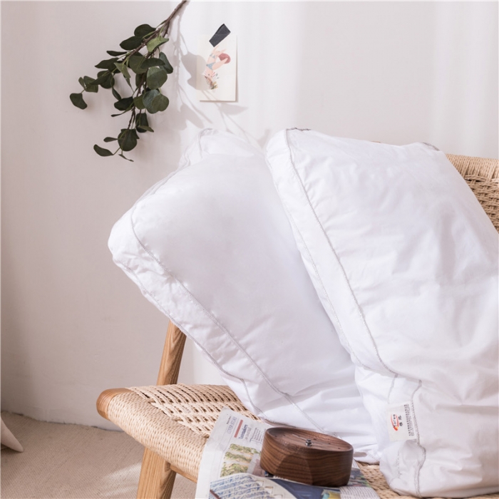 91家纺网 家纺一手货源 找家纺 （总）918家纺 2021新款促销款枕芯纯棉羽丝绒枕单只