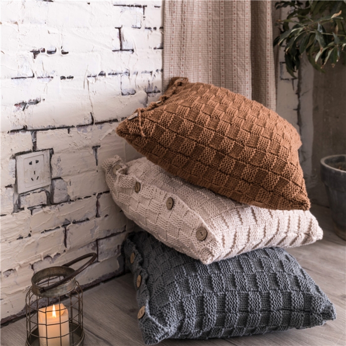 91家纺网 家纺一手货源 找家纺 （总）918家纺 2021新款立体方格抱枕