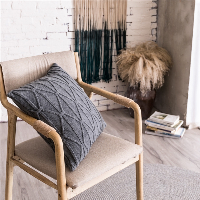 91家纺网 家纺一手货源 找家纺 （总）918家纺 2021新款米字结抱枕