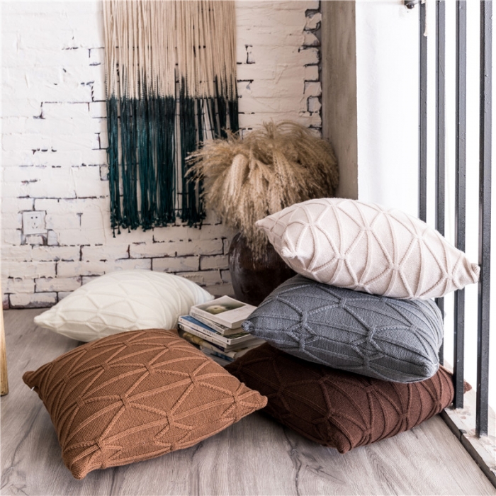91家纺网 家纺一手货源 找家纺 （总）918家纺 2021新款米字结抱枕