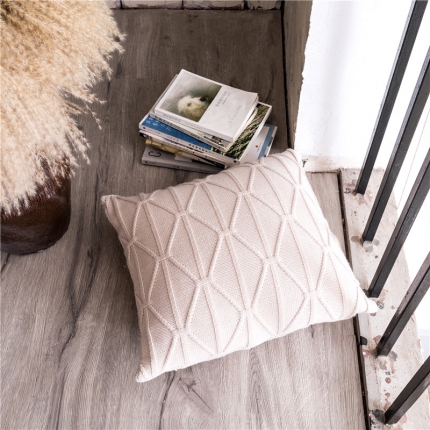 91家纺网 家纺一手货源 找家纺 （总）918家纺 2021新款米字结抱枕