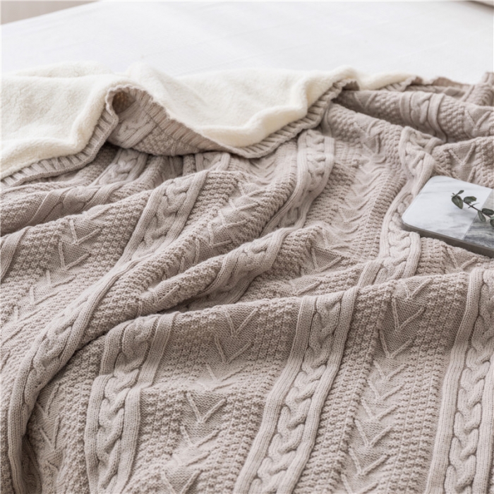 91家纺网 家纺一手货源 找家纺 918家纺 2021新款公主风加绒毯 高级灰