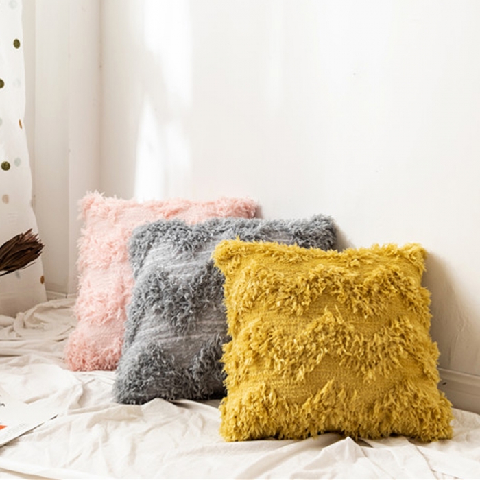 91家纺网 家纺一手货源 找家纺 918家纺 2021新款羽妃绒抱枕 雅灰