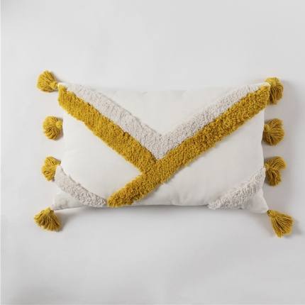 91家纺网 家纺一手货源 找家纺 （总）918家纺 2021达尔贝达ins摩洛哥风情簇绒抱枕