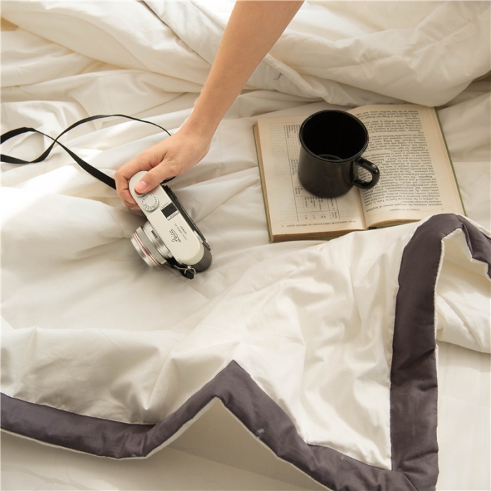 91家纺网 家纺一手货源 找家纺 （总）北纬27度 2020新款莫兰小姐系列全棉夏被 