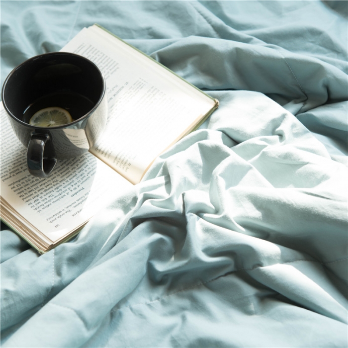 91家纺网 家纺一手货源 找家纺 北纬27度 2020新款莫兰小姐系列全棉夏被 纳兰绿