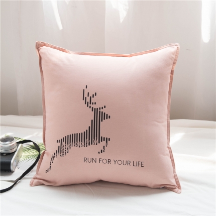 91家纺网 家纺一手货源 找家纺 （总）北纬27度 2019新款北欧风抱枕全棉系列