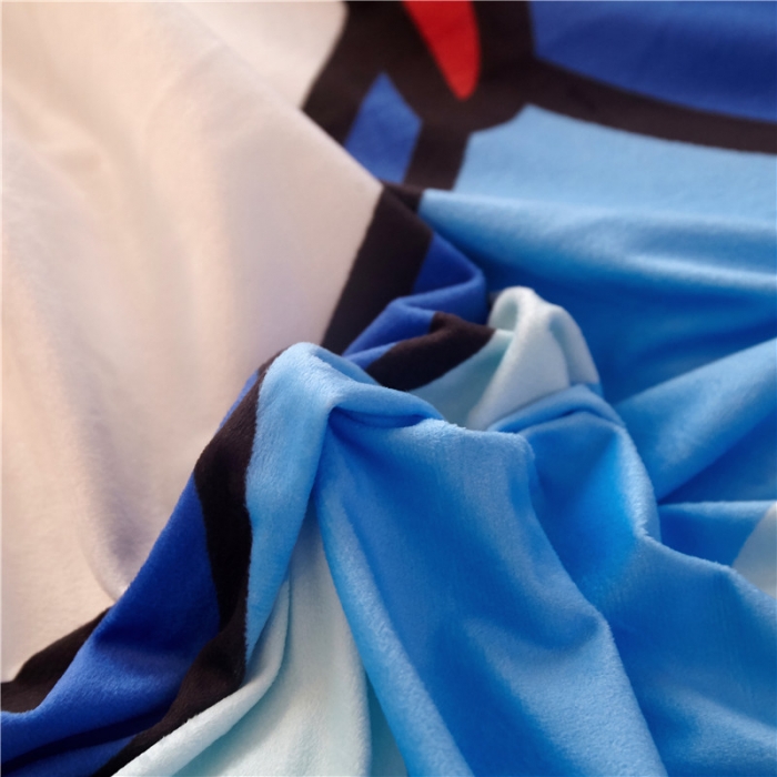 91家纺网 家纺一手货源 找家纺 北纬27度 2019新款羊羔绒多功能被套毯子 哆啦A梦