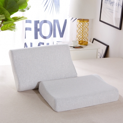 萌番宝 帕帕娜拉--高端纯棉乳胶枕50*30cm 浅灰